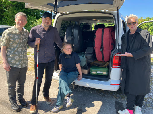 Three double basses in one car! Is it possible?